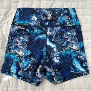 Fleo true high shorts, blue marble